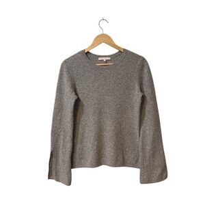 The Cashmere Project Sweater Womens M Gray 100% Cashmere Long Sleeve Split